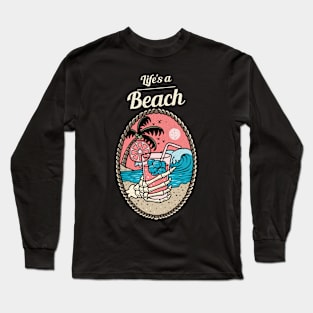 Tropical Beach Tropical Island Long Sleeve T-Shirt